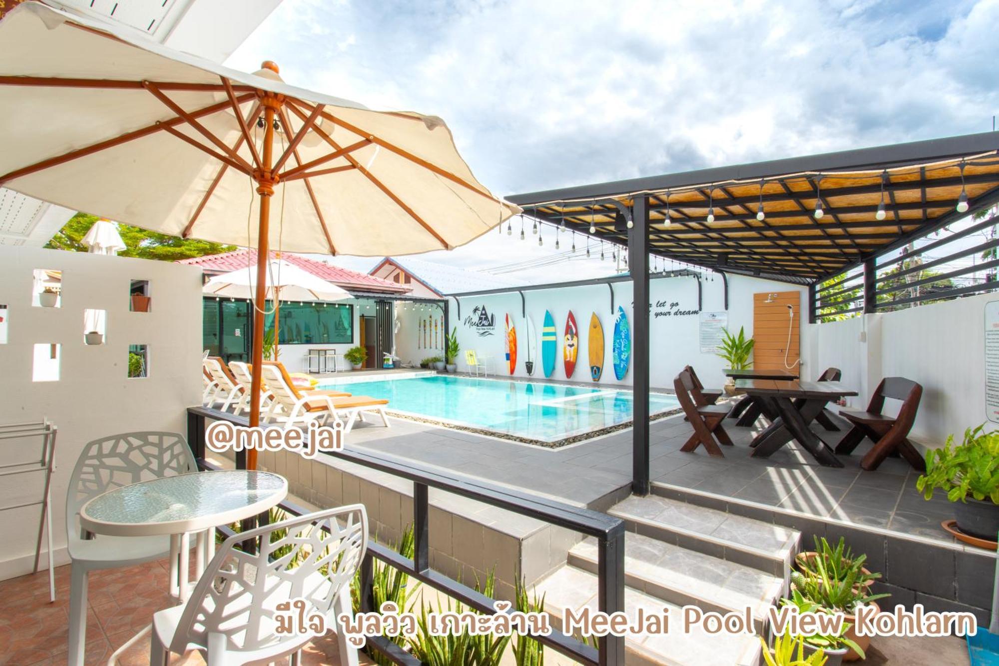 มีใจ พูลวิว เกาะล้าน Meejai Pool View Kohlarn Hotel Kültér fotó