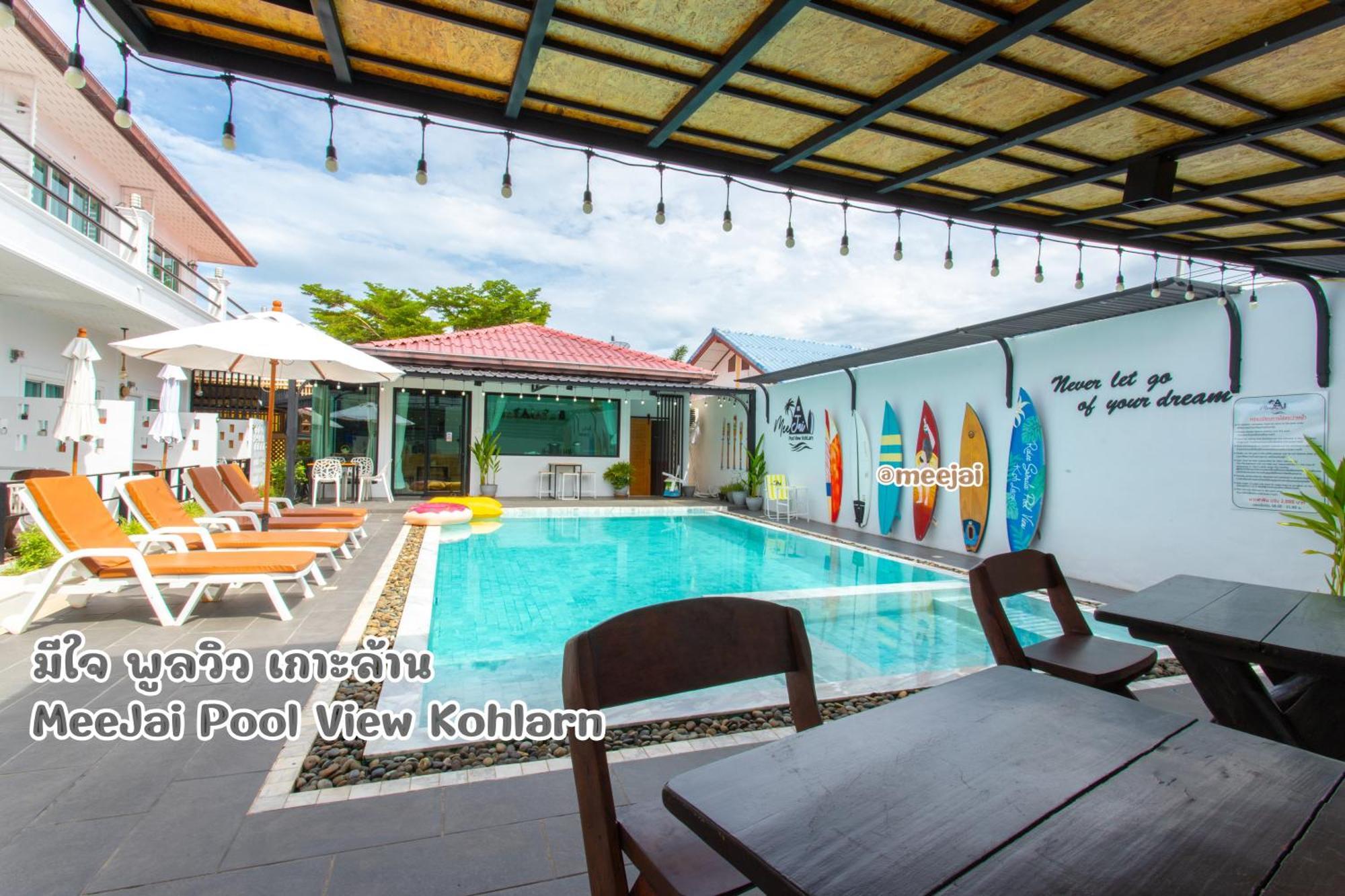 มีใจ พูลวิว เกาะล้าน Meejai Pool View Kohlarn Hotel Kültér fotó